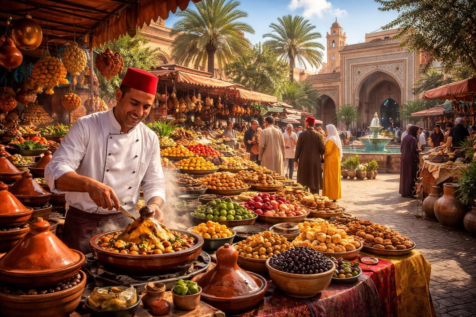 découvrez marrakech en une semaine à travers un voyage immersif dans sa culture riche et sa gastronomie savoureuse. explorez les souks, goûtez aux spécialités locales et vivez une expérience unique au cœur du maroc.