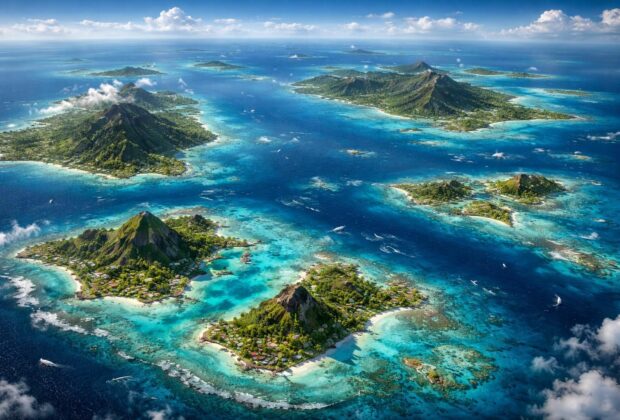 explorez les paysages époustouflants de la polynésie française à travers une carte immersive et découvrez ses merveilles naturelles uniques.