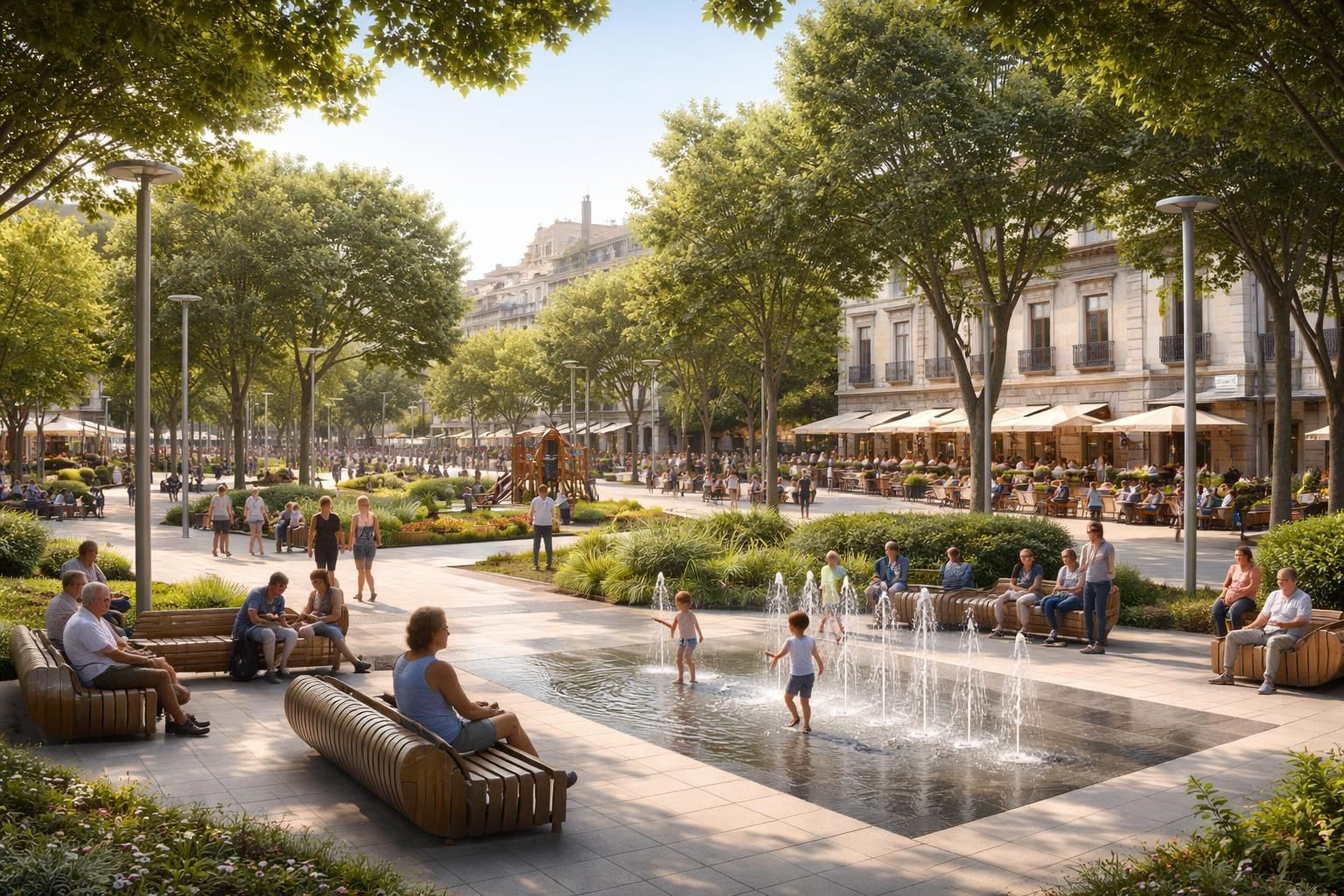 découvrez à quoi ressemblera la plaza duquesa de parcent dans cinq ans grâce à une analyse détaillée des projets de rénovation et d'aménagement futurs.