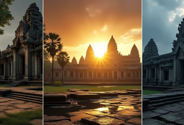 découvrez angkor, l’ancienne capitale majestueuse de l’empire khmer. partez pour un voyage fascinant au cœur de la culture khmère à travers ses temples, son histoire et son patrimoine unique.