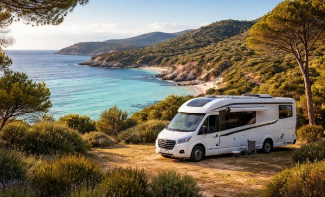 découvrez les meilleurs spots en sardaigne pour les passionnés de camping-car et amoureux de la nature. guide complet pour des aventures inoubliables au cœur de paysages sauvages.