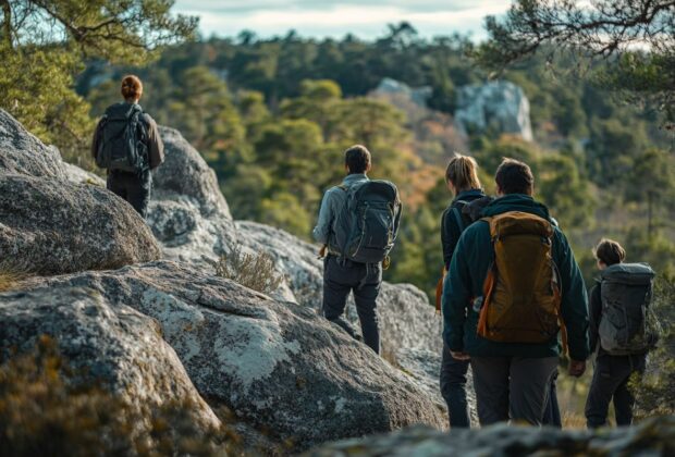 Circuit de randonnée les 25 bosses de Fontainebleau : un défi qui ravira les amateurs