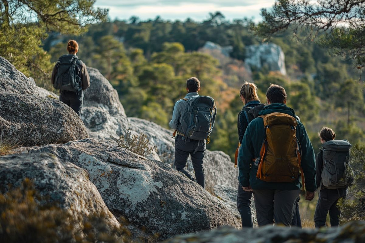 Circuit de randonnée les 25 bosses de Fontainebleau : un défi qui ravira les amateurs