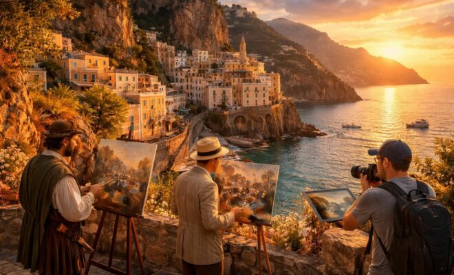 découvrez comment le village pittoresque d'atrani en italie a inspiré artistes et créateurs à travers les âges, mêlant histoire, beauté et créativité.