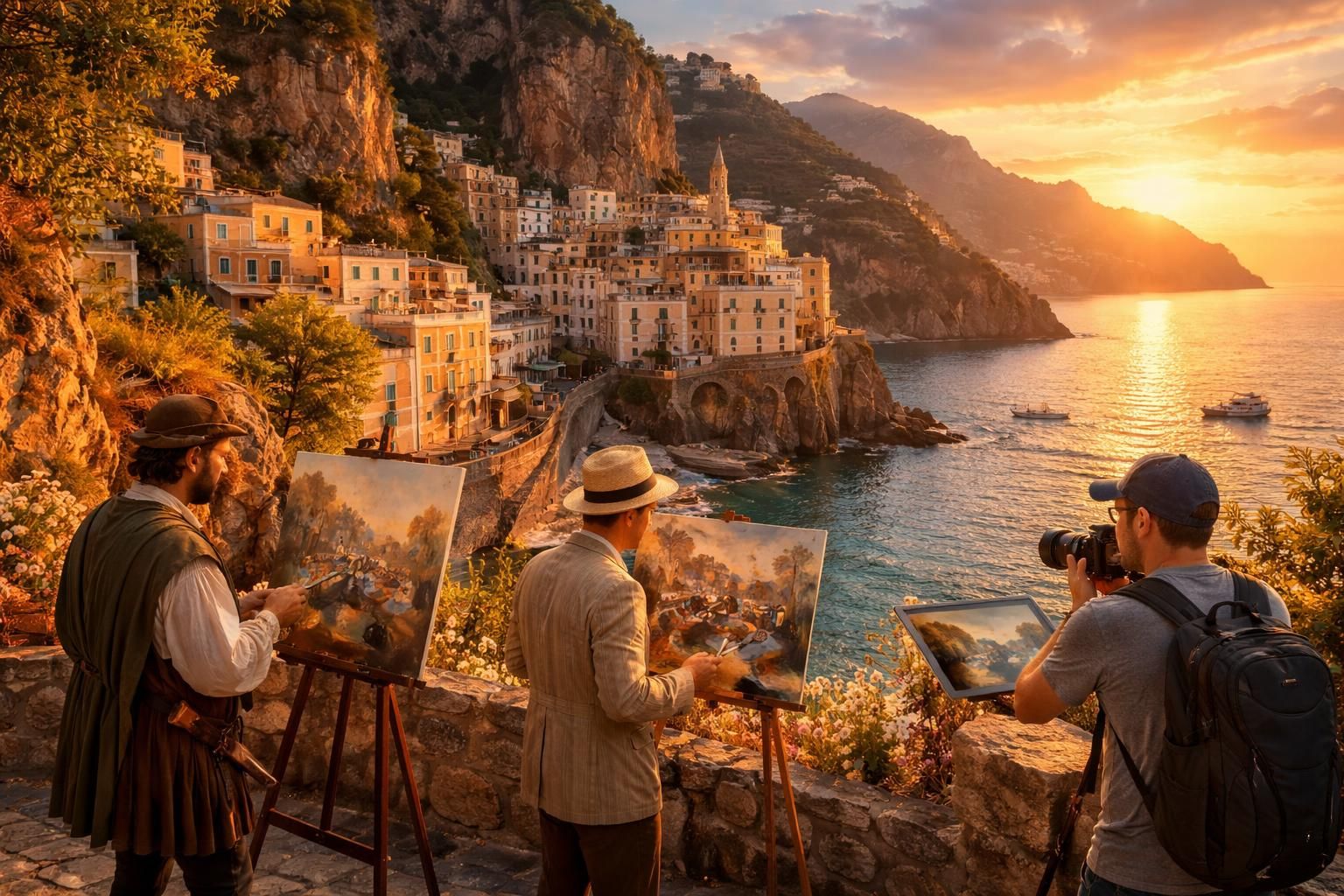 découvrez comment le village pittoresque d'atrani en italie a inspiré artistes et créateurs à travers les âges, mêlant histoire, beauté et créativité.