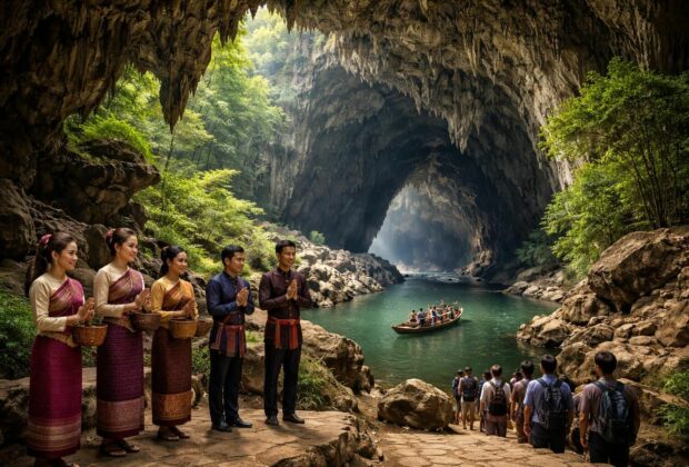 découvrez comment la cave tham kong lor au laos est devenue un symbole culturel important, mêlant histoire, nature et traditions locales.