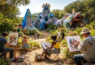 découvrez comment le jardin des tarots de niki de saint phalle inspire et influence les artistes à travers ses sculptures colorées et son univers unique.