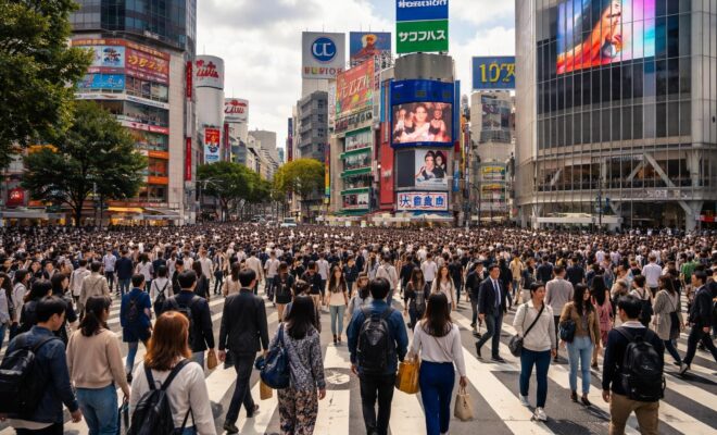 explorez shibuya crossing à tokyo, le carrefour animé emblématique connu pour son passage piéton caractéristique et son énergie urbaine unique.