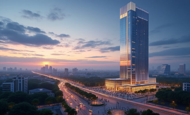 explorez la majesté de la citadel center, un symbole de modernité qui redéfinit le paysage urbain. découvrez comment cette tour emblématique influence l'architecture environnante et enrichit l'identité de la ville.