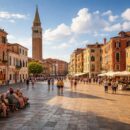 explorez le charme unique du campo santo stefano à venise, un lieu historique riche en culture, idéal pour une balade authentique au cœur de la sérénissime.