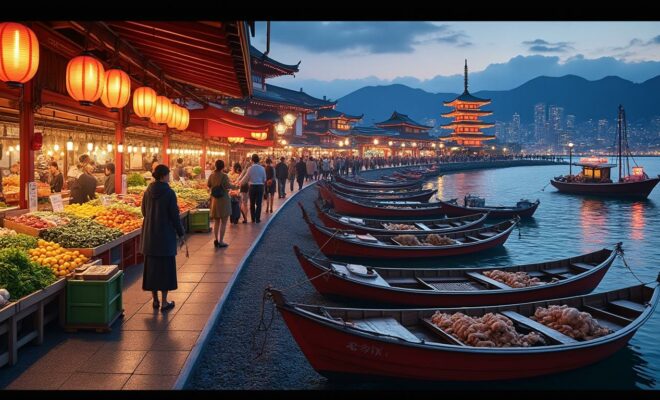 découvrez les activités incontournables à vivre dans les ports du japon. de la dégustation de fruits de mer frais aux croisières pittoresques, explorez la culture maritime et les paysages majestueux du pays du soleil levant.