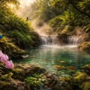 découvrez la biodiversité unique autour des sources d'eau chaude de panas banjar et plongez dans un univers naturel fascinant alliant faune et flore exceptionnelles.