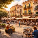découvrez la richesse culturelle et l'ambiance vibrante de la piazza umberto, un lieu emblématique où histoire et vie locale se rencontrent.