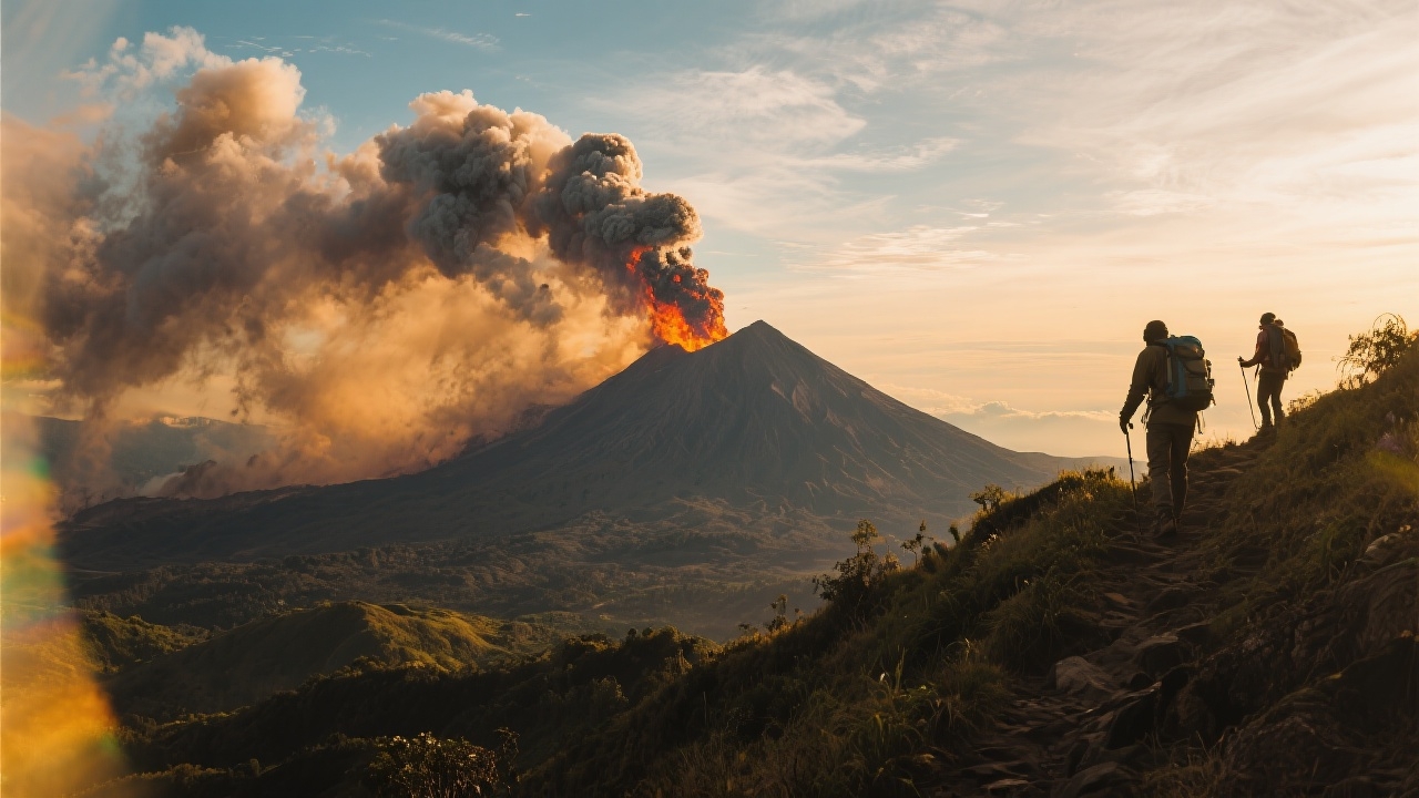 Fuego en éruption
