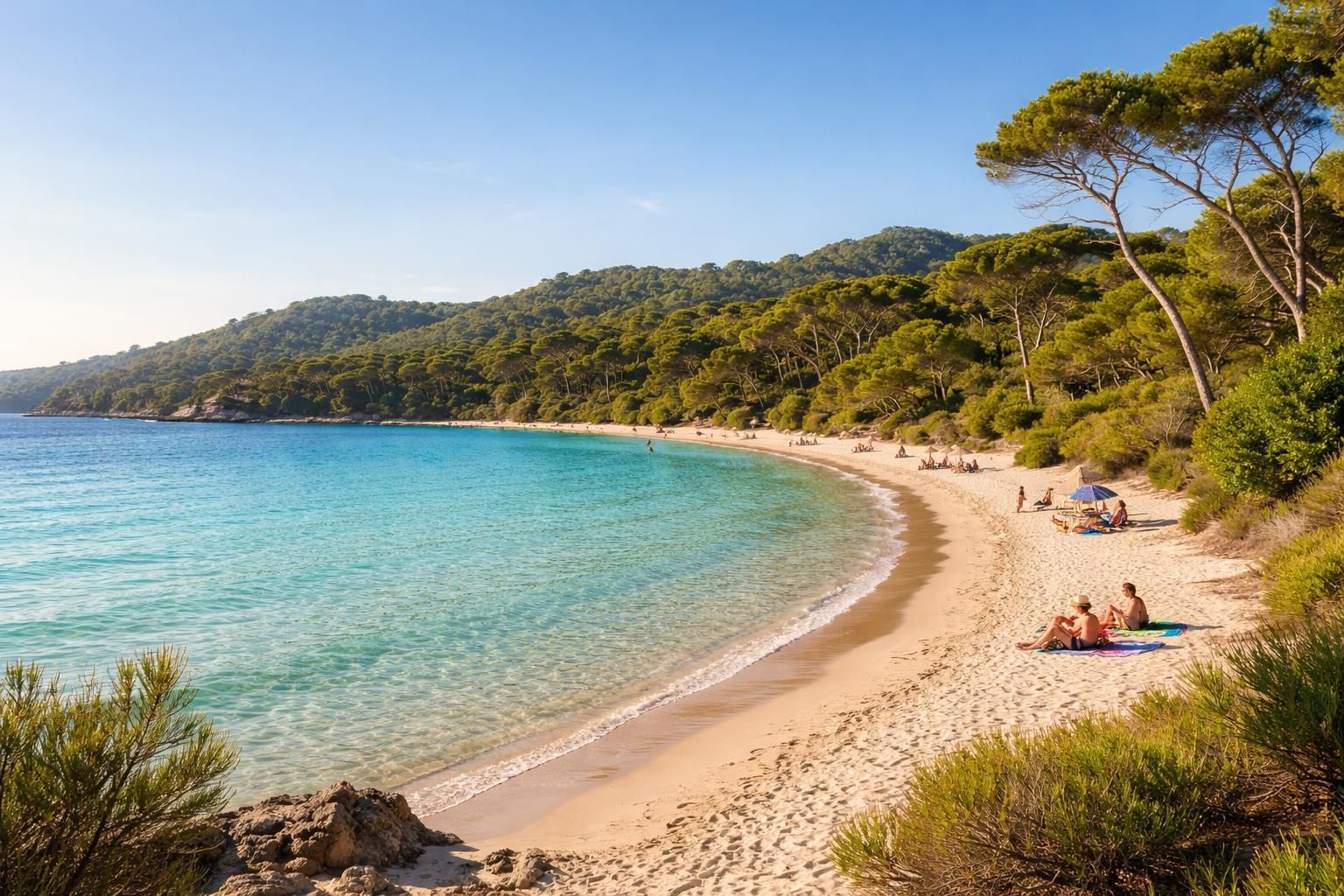 découvrez la plage de notre dame à porquerolles, un havre de paix où détente et beauté naturelle se rencontrent pour des moments inoubliables au bord de la méditerranée.