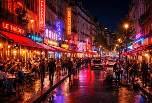 découvrez la vie nocturne animée du boulevard de clichy à paris, entre bars, restaurants et spectacles pour des soirées inoubliables.
