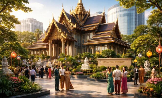 découvrez l'ambassade royale de thaïlande, un lieu emblématique où les passionnés de culture thaïlandaise se retrouvent pour célébrer traditions, arts et échanges culturels.