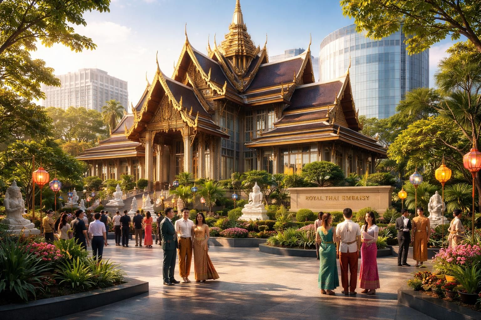 découvrez l'ambassade royale de thaïlande, un lieu emblématique où les passionnés de culture thaïlandaise se retrouvent pour célébrer traditions, arts et échanges culturels.