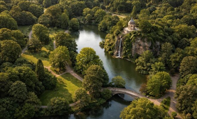 découvrez le plan complet du parc des buttes chaumont et explorez ses trésors cachés grâce à notre guide détaillé pour une visite inoubliable.