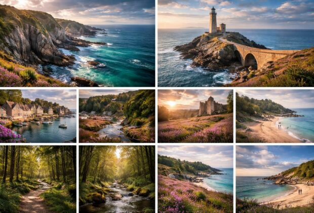 découvrez les 10 plus beaux coins en bretagne à ne pas manquer pour un voyage inoubliable entre côtes sauvages, villages pittoresques et paysages authentiques.