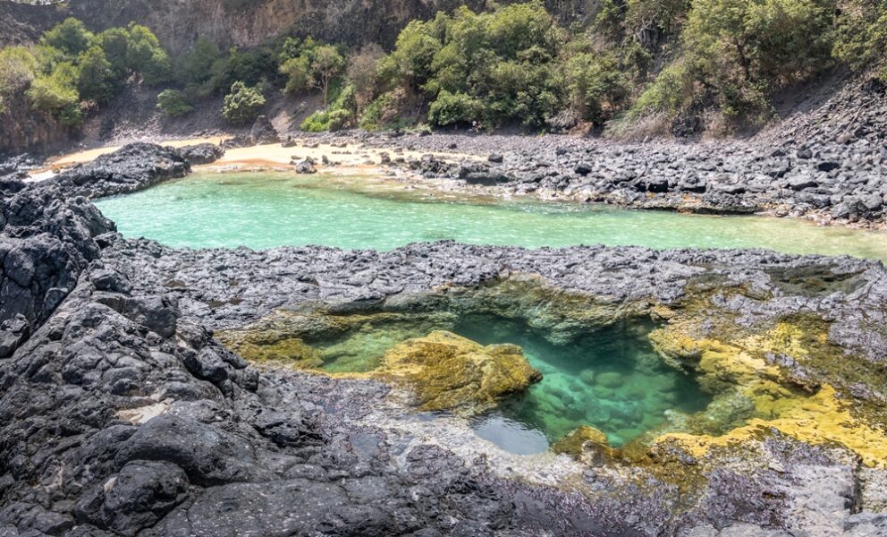 Les piscines naturelles de Cavu au village de Sainte Lucie de Porto
