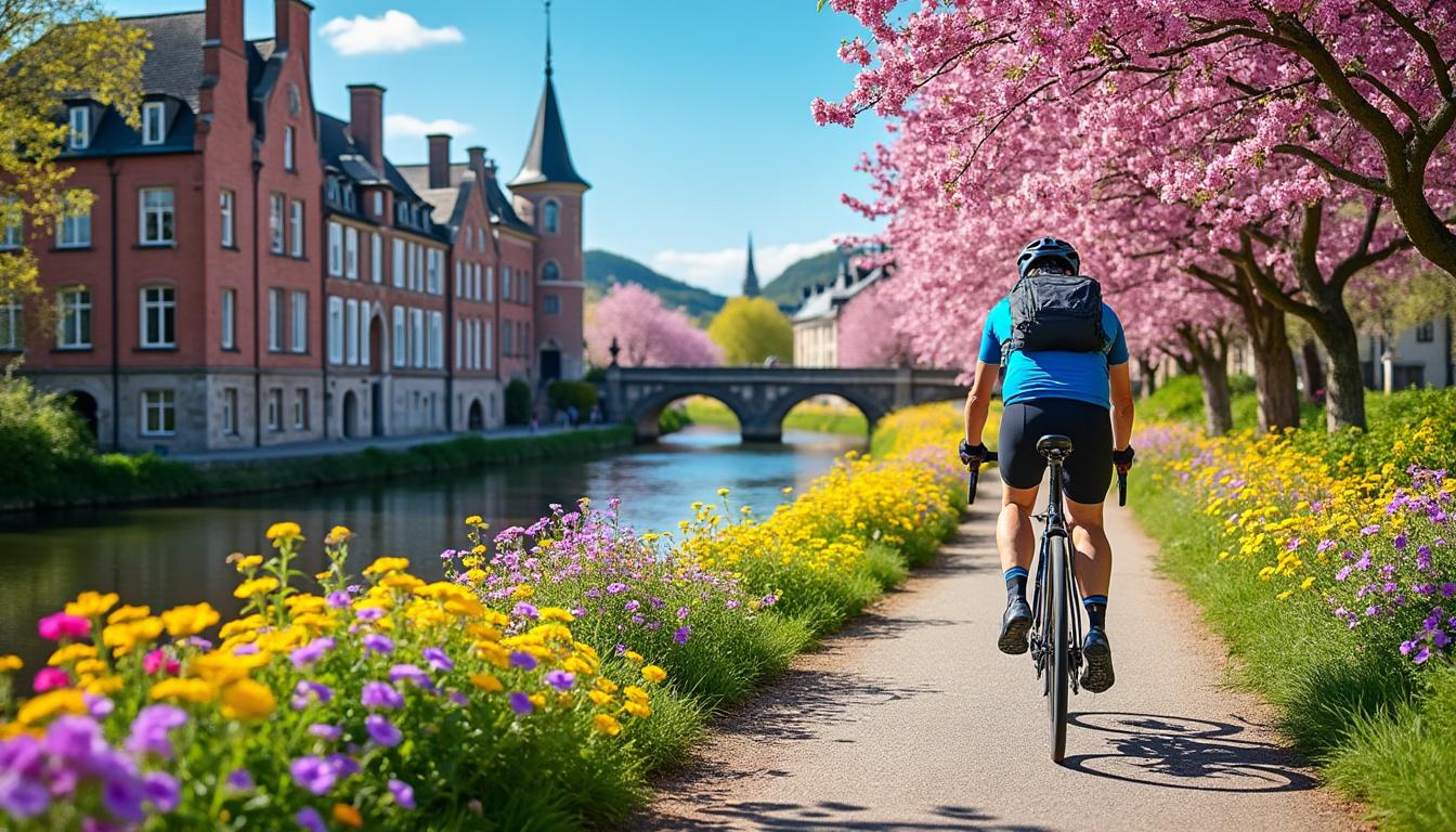 vivez une aventure inoubliable à vélo le long du canal de nantes à brest ! profitez du camping, de paysages magnifiques et de découvertes authentiques au cœur de la bretagne.