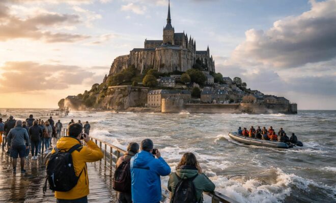 découvrez si l'accès au mont-saint-michel est possible à marée haute à travers les témoignages de visiteurs et préparez au mieux votre visite.