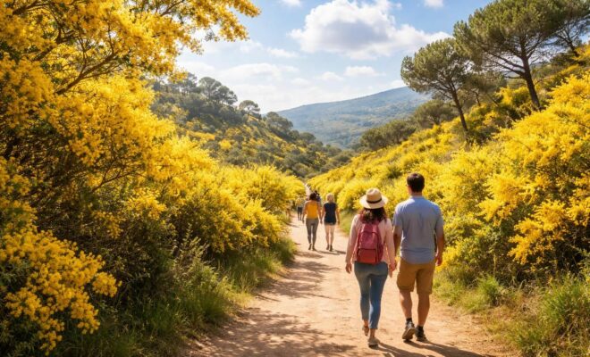 découvrez pourquoi une balade pour admirer le mimosa à tanneron est l'activité incontournable du printemps, entre paysages colorés et ambiance conviviale.