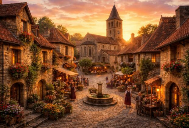 découvrez l'authenticité des charmants villages médiévaux en france pour un voyage riche en histoire et en culture.