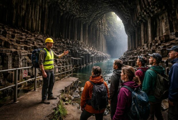 découvrez la caverne de fingal en toute sécurité grâce à nos visites guidées, alliant aventure et protection pour une expérience inoubliable.