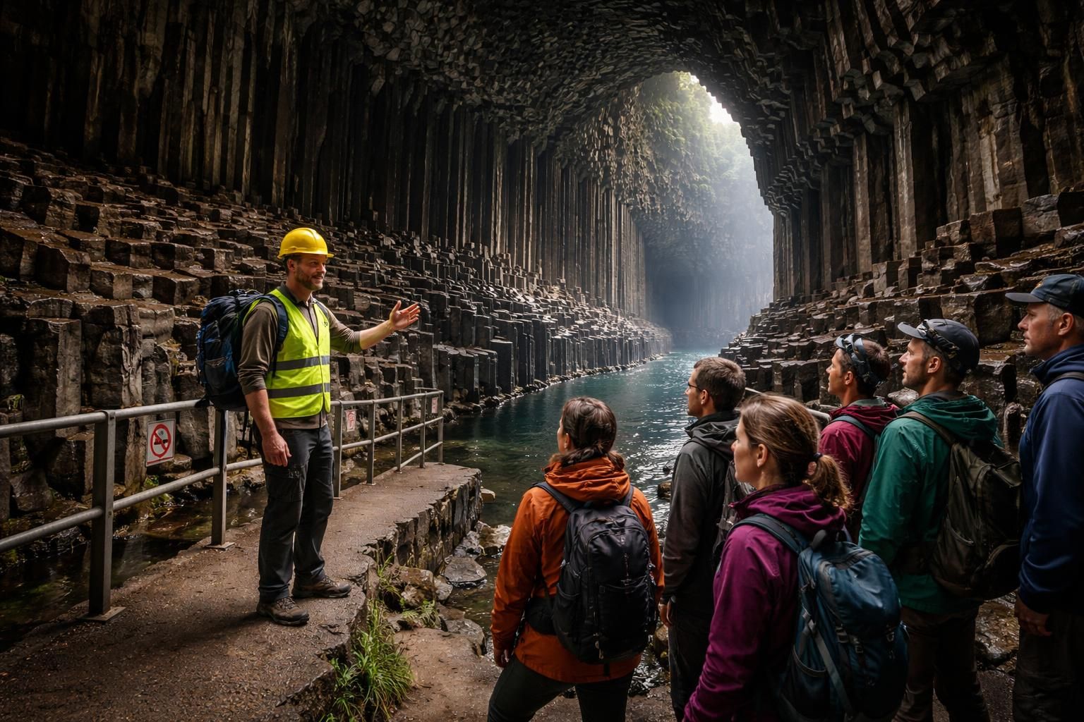 découvrez la caverne de fingal en toute sécurité grâce à nos visites guidées, alliant aventure et protection pour une expérience inoubliable.