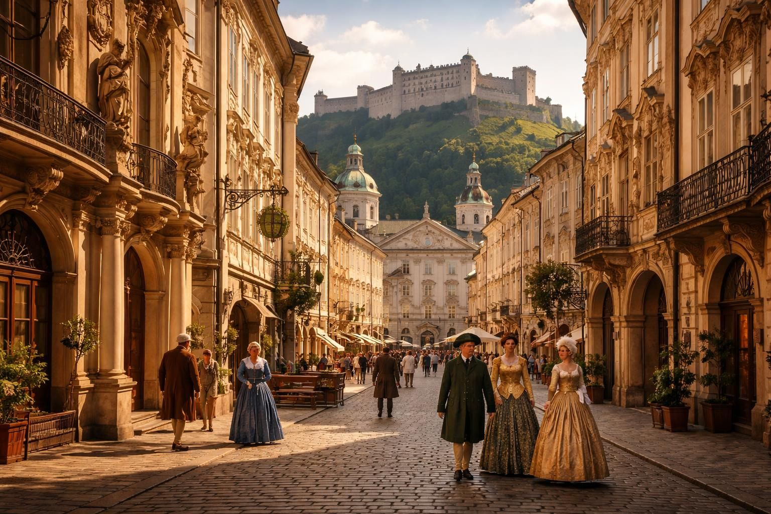 partez pour un voyage dans le temps en découvrant la vieille ville de salzbourg, célèbre pour son architecture baroque exceptionnelle et son charme historique authentique.