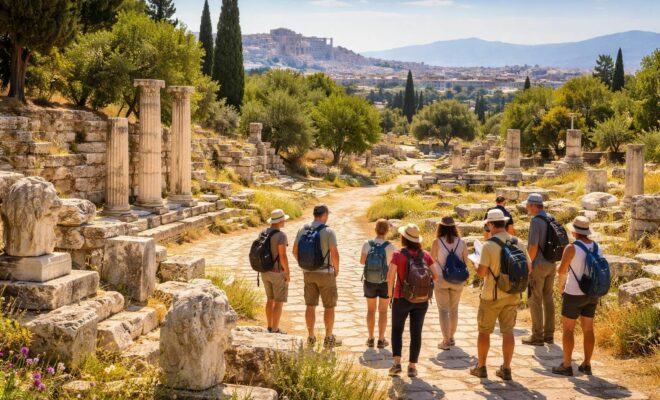 découvrez le site archéologique de kerameikos avec nos conseils pratiques pour les voyageurs. explorez l'histoire d'athènes tout en préparant votre visite efficacement.