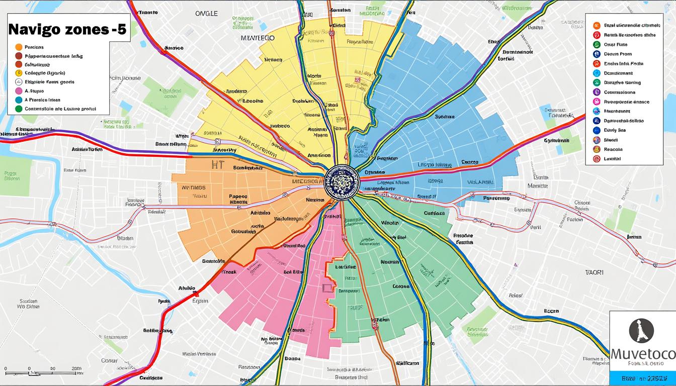 Zone Navigo D couverte Le Plan Zones 1 5 Navigo