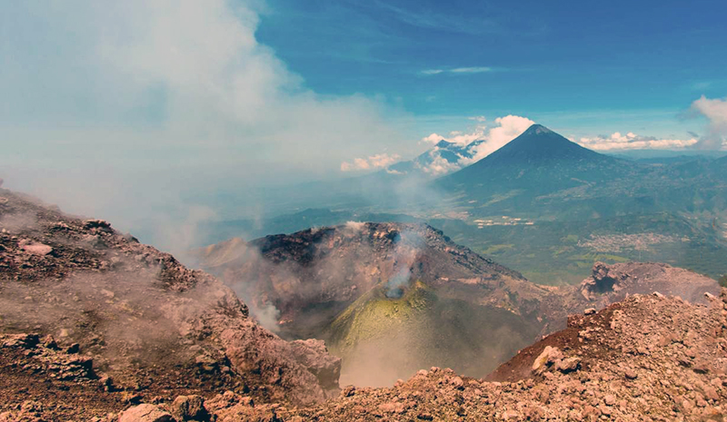 Volcans au Guatemala