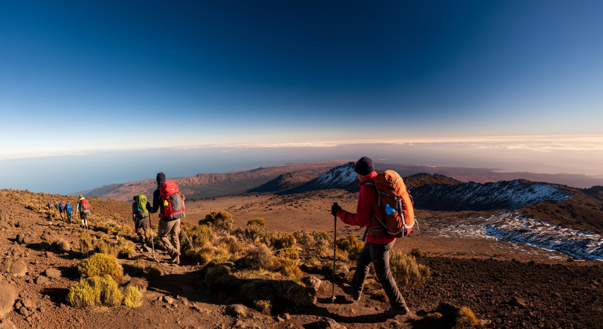 ascension du Mont Kenya