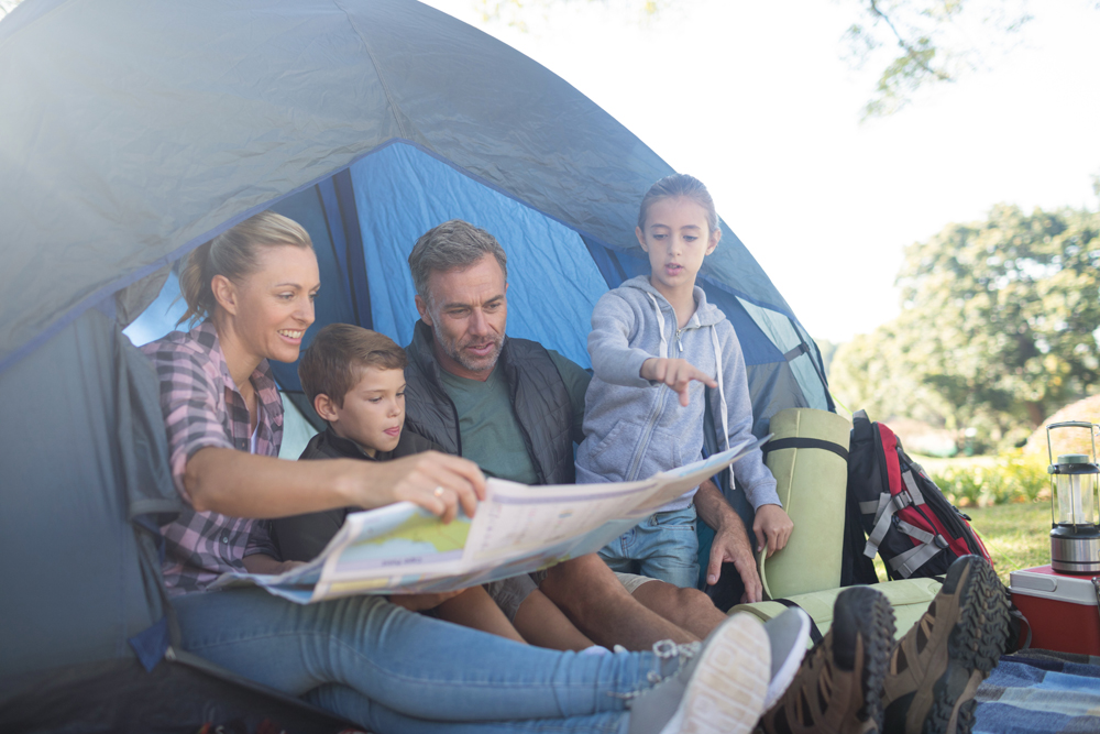 camping en famille