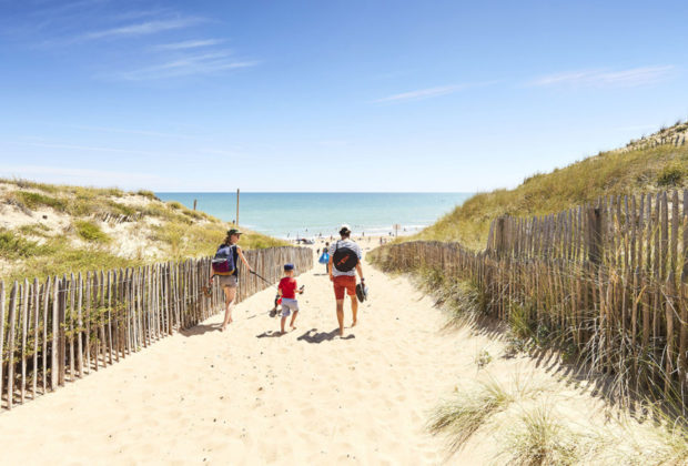 camping à la tranche sur mer