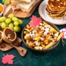 Canada Day traditional food concept.