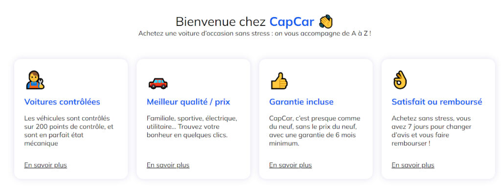 capcar voitures occasion