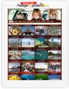 carnet de photos de voyage privé en ligne