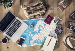 carte du monde pour préparer vacances