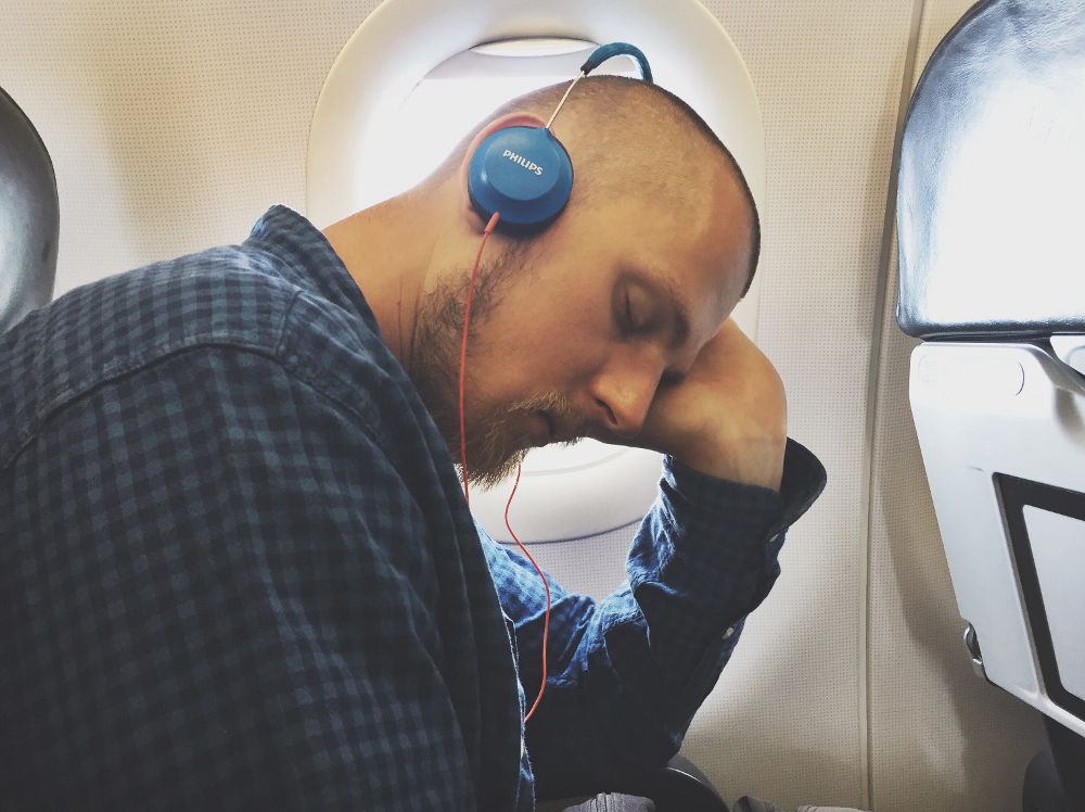 détendre avant de voyager en avion