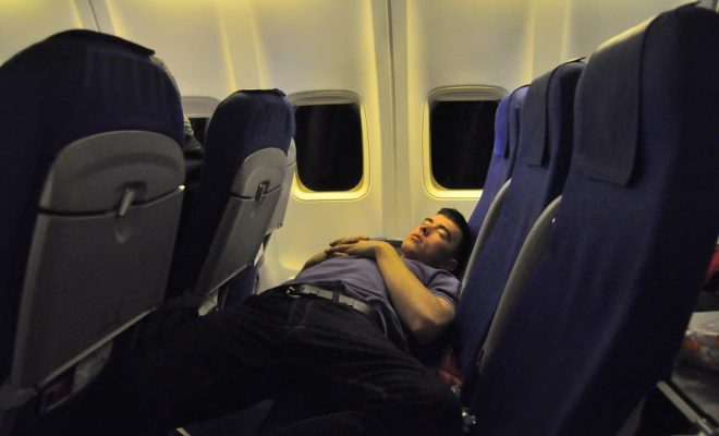 dormir en avion