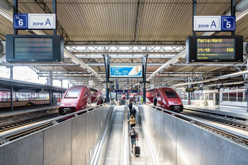 Trajet Paris-Bruxelles en train, Thalys