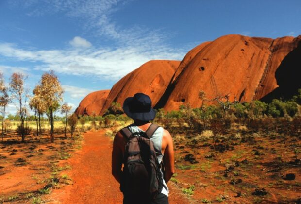 le grand rocher d’Uluru Ayers Rock en Australie