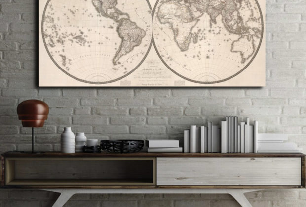 tableau globe-trotter