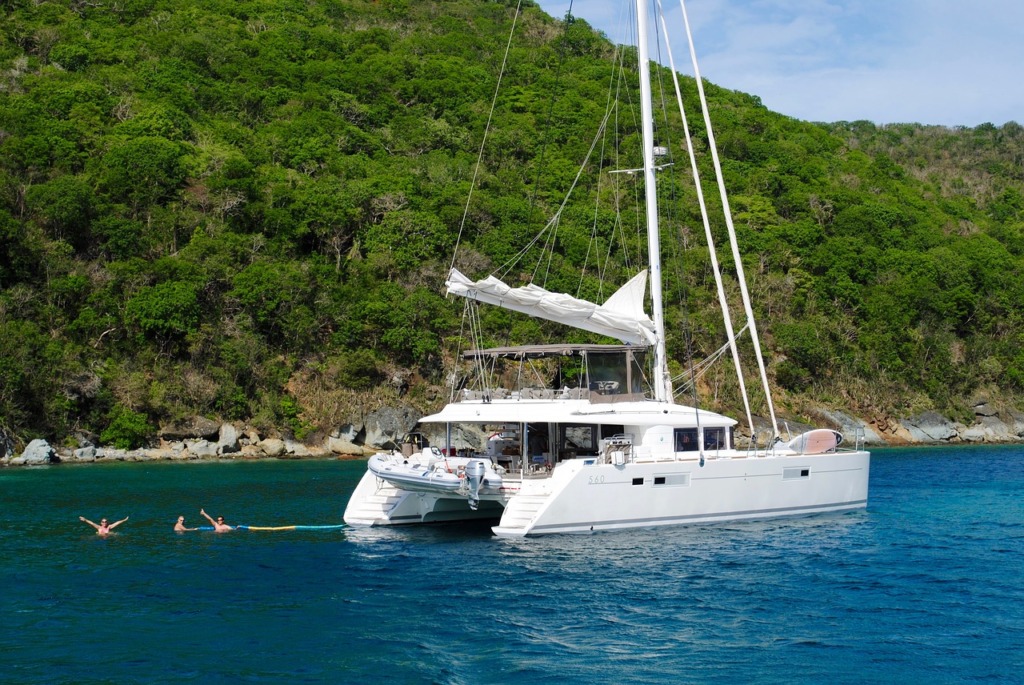 un catamaran